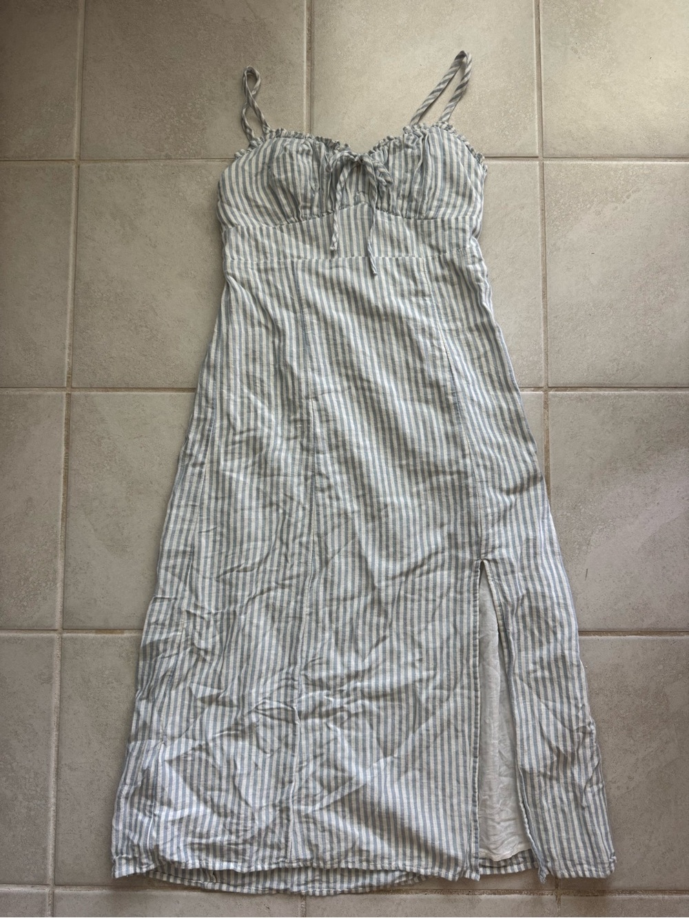 Lucky Brand Cotton/Linen Midi Dress XS